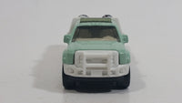 2012 Matchbox MBX National Park Ford F-550 Super Duty Mint Green and White Die Cast Toy Car Vehicle