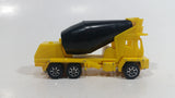 1995 Hot Wheels Oshkosh Cement Mixer Yellow & Black Die Cast Toy Truck Construction Vehicle