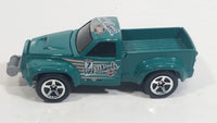 1999 Hot Wheels 4x4 Bending Green Truck Die Cast Toy Car Vehicle with Opening Hood