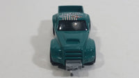 1999 Hot Wheels 4x4 Bending Green Truck Die Cast Toy Car Vehicle with Opening Hood