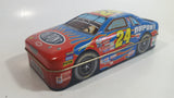 2001 Palmers Double Crisp Jeff Gordon #24 Chevrolet "Dupont" Nascar Race Car Shaped Tin Collectible #7904850 - Empty