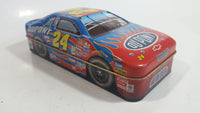 2001 Palmers Double Crisp Jeff Gordon #24 Chevrolet "Dupont" Nascar Race Car Shaped Tin Collectible #7904850 - Empty