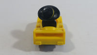 1988 McDonald's Turbo Macs The Hamburglar Yellow Toy Pull Back Plastic Toy Car Vehicle