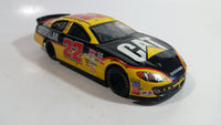 2001 Racing Champions Nascar #22 Ward Burton CAT Rental Dodge R/T Yellow  and Black 1/24 Scale Die Cast Model Toy Race Car Vehicle