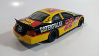 2001 Racing Champions Nascar #22 Ward Burton CAT Rental Dodge R/T Yellow  and Black 1/24 Scale Die Cast Model Toy Race Car Vehicle