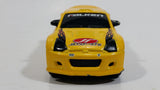 Rare 2002 Hot Wheels Ford Focus "Falken" Yellow Die Cast Toy Car Vehicle