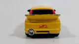 Rare 2002 Hot Wheels Ford Focus "Falken" Yellow Die Cast Toy Car Vehicle