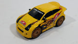 Rare 2002 Hot Wheels Ford Focus "Falken" Yellow Die Cast Toy Car Vehicle