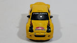 Rare 2002 Hot Wheels Ford Focus "Falken" Yellow Die Cast Toy Car Vehicle