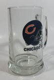 Chicago Bears NFL Football Team 5 1/2" Glass Beer Mug Cup with Helmet Graphic