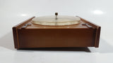 Vintage Westclox Country Time Barn Door Brown Electric Plug In Wall Clock - Working