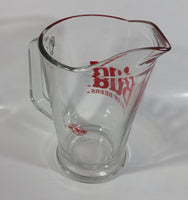 Budweiser Bud "King of Beers" 9" Tall 48oz. Heavy Glass Beer Pitcher