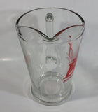 Budweiser Bud "King of Beers" 9" Tall 48oz. Heavy Glass Beer Pitcher