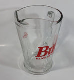 Budweiser Bud "King of Beers" 9" Tall 48oz. Heavy Glass Beer Pitcher