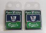 Carlsberg Beer 2 Sets of 2 Coasters (4) New In Package