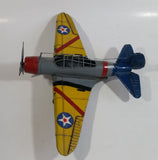 Vintage Style U.S. Air Force Pre World War II WWII Large Tin Metal Military Airplane with Pre 1942 Markings