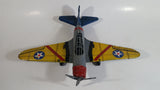 Vintage Style U.S. Air Force Pre World War II WWII Large Tin Metal Military Airplane with Pre 1942 Markings