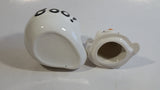 White Ghost Shaped Boo! Ceramic Candy Jar