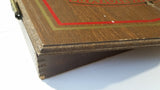 Rare Version Vintage Sherlock Holmes Pub & Lodging Baker St. Dovetail Wood Dart Cabinet and Kudu Board