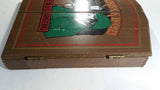 Rare Version Vintage Sherlock Holmes Pub & Lodging Baker St. Dovetail Wood Dart Cabinet and Kudu Board