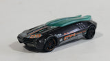 2014 Hot Wheels HW Race Thrill Racers Whip Creamer II Metalflake Black Die Cast Toy Car Vehicle w/ Sliding Canopy