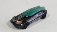 2014 Hot Wheels HW Race Thrill Racers Whip Creamer II Metalflake Black Die Cast Toy Car Vehicle w/ Sliding Canopy