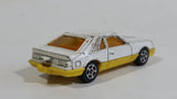 Vintage Corgi Ford Mustang Cobra White and Yellow Philadelphia Phillies MLB Baseball Team White Die Cast Toy Car Vehicle with Opening Hatchback