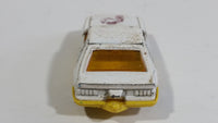 Vintage Corgi Ford Mustang Cobra White and Yellow Philadelphia Phillies MLB Baseball Team White Die Cast Toy Car Vehicle with Opening Hatchback