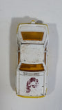 Vintage Corgi Ford Mustang Cobra White and Yellow Philadelphia Phillies MLB Baseball Team White Die Cast Toy Car Vehicle with Opening Hatchback