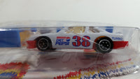 1990s Golden Wheel Special Edition Diet Pepsi Team Racer #38 Peter Comlia Die Cast Toy Race Car Vehicle with Trophy, Camera, Pylon, and Finish Line New in Package