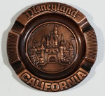 Vintage Century Walt Disney Productions Disneyland California Copper Metal 3 1/4" Ash Tray