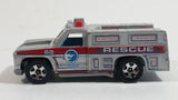 2008 Hot Wheels Rescue Rods Rescue Ranger Truck Silver Grey Die Cast Toy Car Vehicle