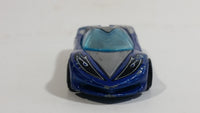 2001 Hot Wheels Logo Motive Pontiac Banshee Blue Die Cast Toy Sports Car Vehicle