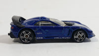 2010 Hot Wheels Hot Auctions Callaway C7 Metallic Blue Die Cast Toy Car Vehicle