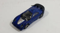 2010 Hot Wheels Hot Auctions Callaway C7 Metallic Blue Die Cast Toy Car Vehicle