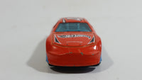 2012 Hot Wheels Thrill Racers Race Course Dodge Charger Stock Car #44 Orange Die Cast Toy Car Vehicle