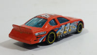 2012 Hot Wheels Thrill Racers Race Course Dodge Charger Stock Car #44 Orange Die Cast Toy Car Vehicle