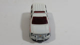 2009 Hot Wheels HW City Works '07 Chevy Tahoe Fire Dept. Rescue #8 White Die Cast Toy Car Emergency Vehicle