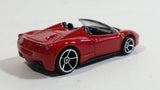 2014 Hot Wheels HW Premiere Ferrari 458 Spider Red Die Cast Toy Luxury Sports Car Vehicle