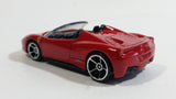 2014 Hot Wheels HW Premiere Ferrari 458 Spider Red Die Cast Toy Luxury Sports Car Vehicle