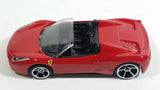 2014 Hot Wheels HW Premiere Ferrari 458 Spider Red Die Cast Toy Luxury Sports Car Vehicle