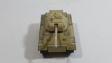Vintage Majorette Sonic Flashers Tank Light Sand Brown Beige Military Army Toy Car Vehicle - Working