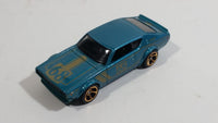 2014 Hot Wheels Night Burnerz Nissan Skyline H/T 2000GT-R Teal Die Cast Toy Car Vehicle