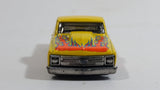 2015 Hot Wheels HW Workshop Heat Fleet '67 Chevy C10 Yellow Die Cast Toy Car Vehicle