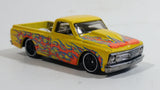 2015 Hot Wheels HW Workshop Heat Fleet '67 Chevy C10 Yellow Die Cast Toy Car Vehicle