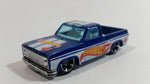 2011 Hot Wheels HW Racing '83 Chevy Silverado Truck Metalflake Blue Die Cast Toy Car Vehicle