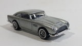 2010 Hot Wheels Aston Martin 1963 DB5 Silver Die Cast Toy Car Vehicle