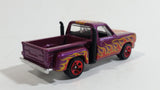 2015 Hot Wheels Workshop Heat Fleet '78 Dodge Li'l Red Express Pickup Truck Purple Die Cast Car Toy Vehicle