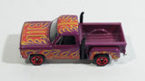 2015 Hot Wheels Workshop Heat Fleet '78 Dodge Li'l Red Express Pickup Truck Purple Die Cast Car Toy Vehicle