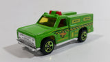 2016 Hot Wheels HW Rescue Rescue Ranger HW Rapid Responder Lime Green Fire Truck Die Cast Toy Car Vehicle